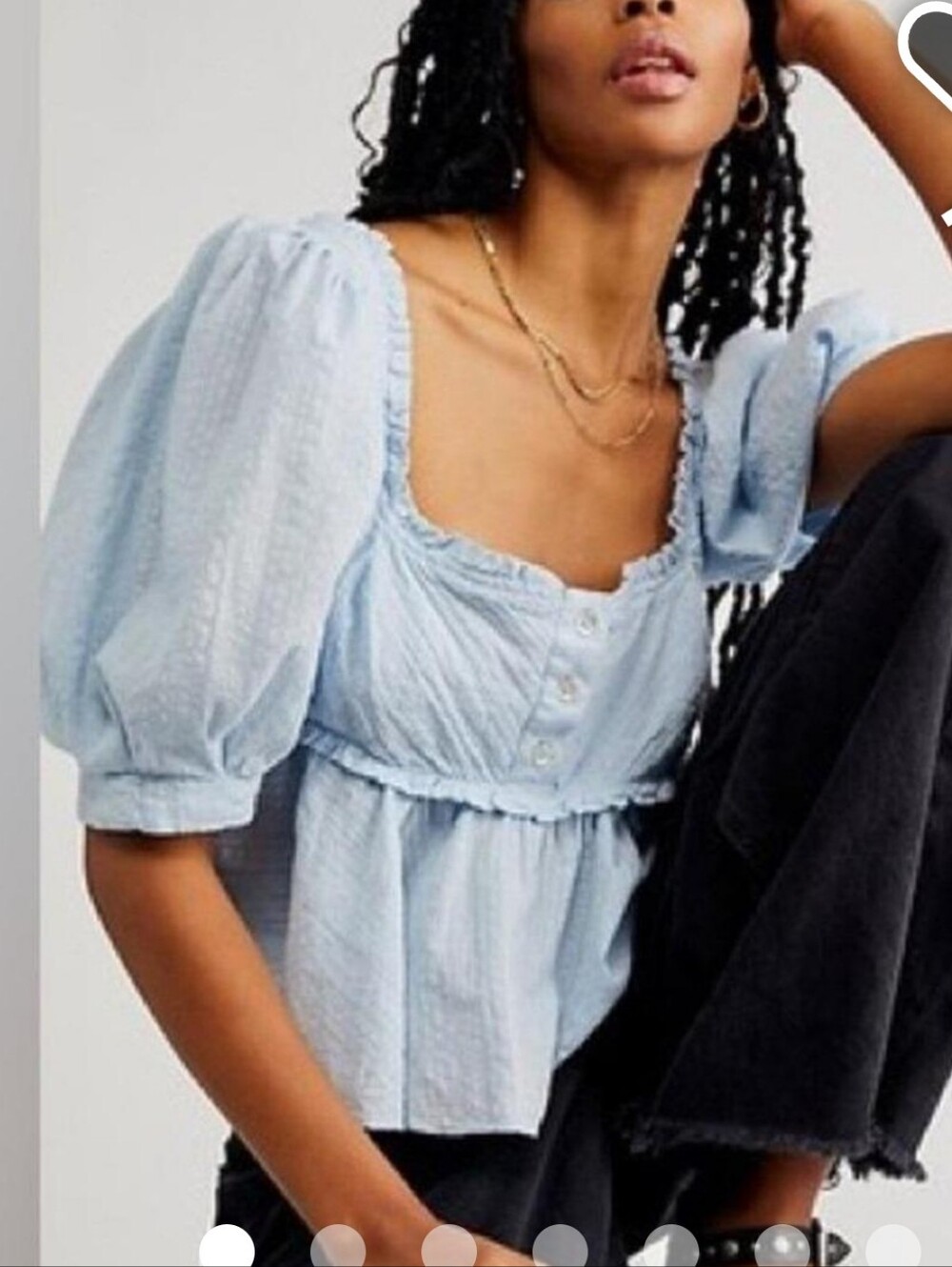 Free People Leave It To Me Cropped Top